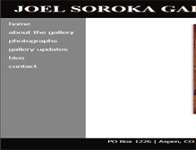 Tablet Screenshot of joelsorokagallery.com